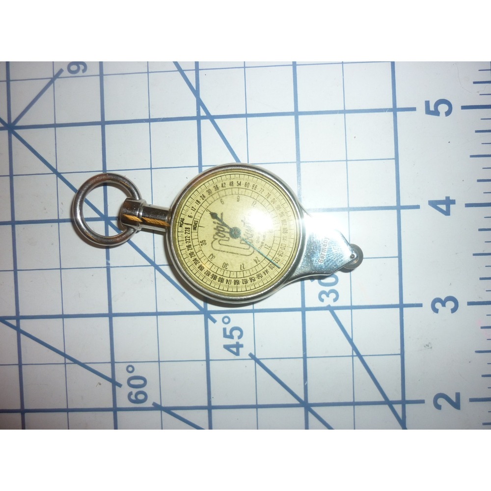 Vintage C-Thru Copi-Counter Map Measurer Opisometer Germany Picas Agates Inches - Picture 3 of 10